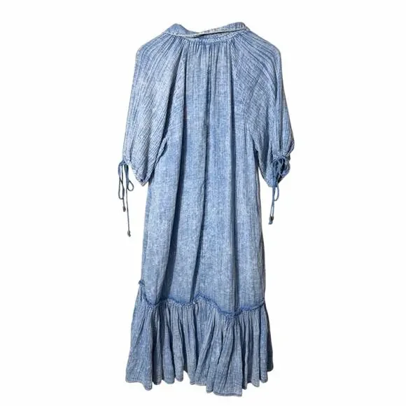 Free People Maya Tiered Midi Dress Size Small - Picture 7 of 11